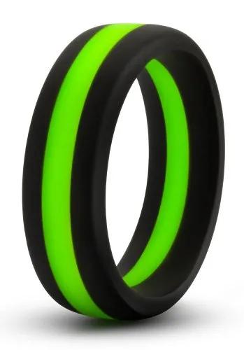 Silicone GoPro Penisring Svart/Grön