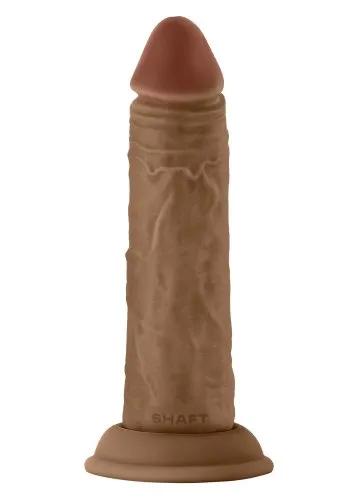 Shaft Liquid Silicone Dildo Model J 5,5 Inch, Oak