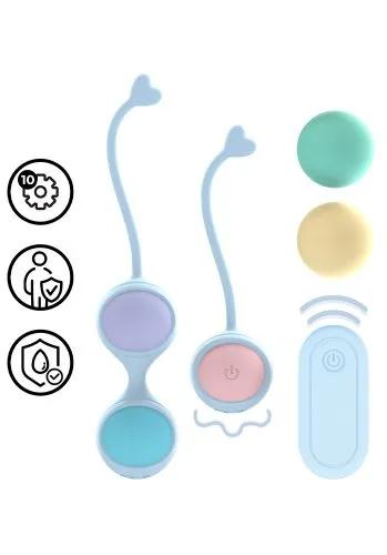 Loveline Vibrating Kegel Kit With Remote Control