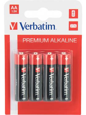 Verbatim Batterier Premium, AA (LR6), 1,5V, Alkaline, 4-pack