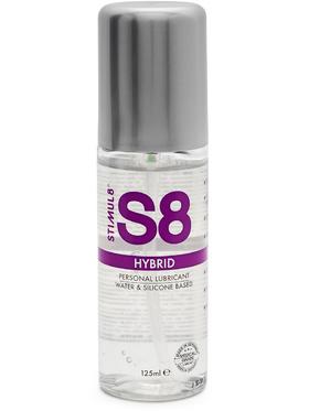 Stimul8 S8 Hybrid, Water & Silicone Based Lubricant, 125 ml