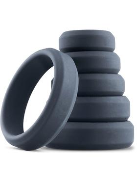 Boners Wide Cockring Set, 6-pack