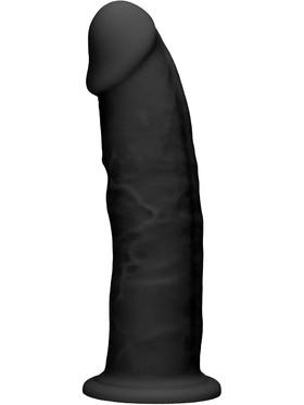 RealRock Ultra Silicone Dildo / Dual Density, 15 cm, svart