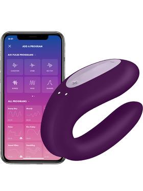 Satisfyer Connect Double Joy, Partner Vibrator, lila