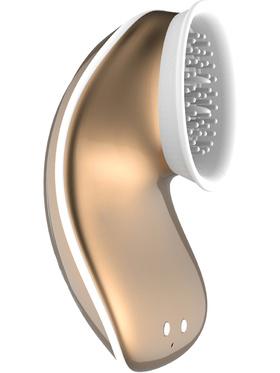 Innovation Twitch, Hands-Free Suction & Vibration Toy, guld