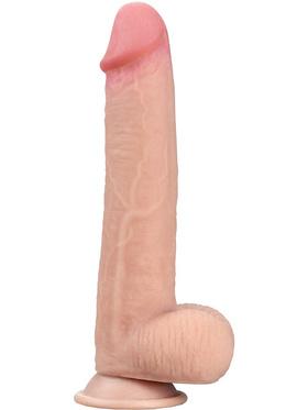 LoveToy Sliding Skin Dildo, 23 cm, ljus