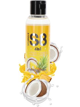 Stimul8 S8 4-in-1 Dessert Lube, Tropical Pina Colada, 125 ml
