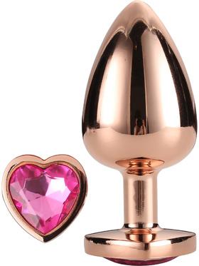 Dream Toys Gleaming Love, Rose Gold Plug, medium