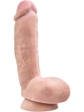 Dr.Skin Glide Self Lubricating Dildo with Balls, 22 cm