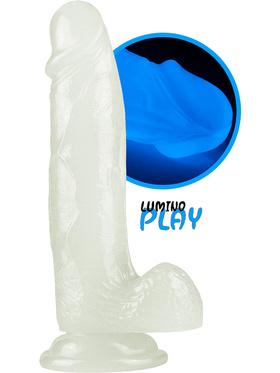 LoveToy Lumino Play, Självlysande Dildo, 19 cm