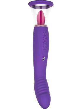 EasyToys Pleasure Pump with G-Spot Vibrator, lila