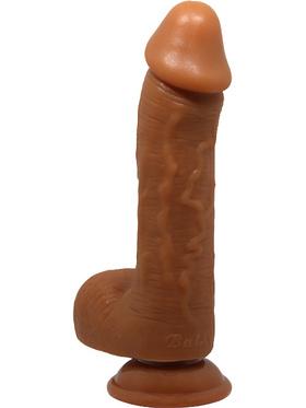 Beautiful Johnson Realistisk Dildo med Sugpropp, 22 cm, mörk