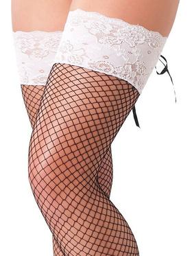 Amorable by Rimba Stockings, svart/vit, One Size
