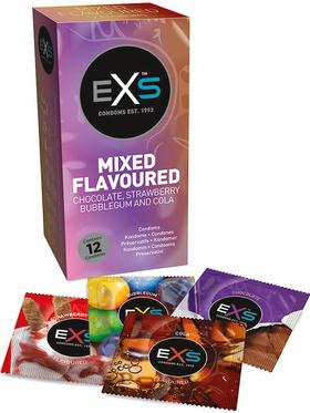 EXS Kondomer, Mixed Flavoured, 12-pack