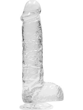 RealRock Crystal Clear Realistic Dildo, 15 cm