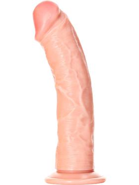 RealRock Curved Realistic Dildo, 18 cm, ljus