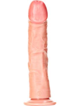 RealRock Curved Realistic Dildo, 25.5 cm, ljus