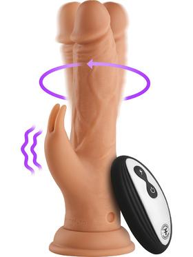 Femmefunn Turbo Rabbit, Rotating Rabbit Vibrator with Remote