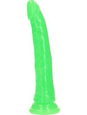 RealRock Glow in the Dark Realistic Dildo, 22.5 cm, grön