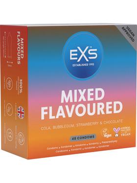 EXS Mixed Flavoured Kondomer, 48-pack