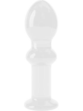 LoveToy Glass Romance Butt Plug, transparent