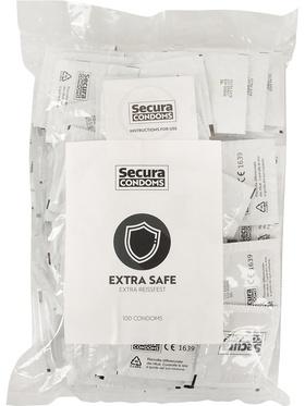 Secura Extra Safe, Kondomer, 100-pack