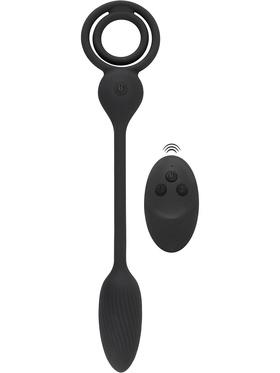 Rebel Cock and Ball Ring with RC Butt Plug