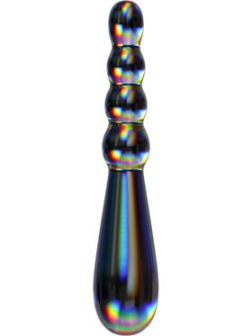 LoveToy Twilight Gleam Glass Dildo, Rising Ripples