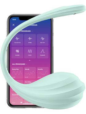 Satisfyer Connect Smooth Petal, Wearable Vibrator, grön