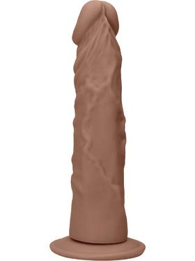 RealRock Skin Realistic Dildo, 21.5 cm, brun
