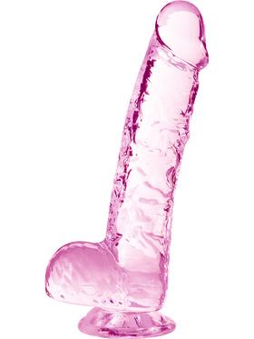 Naturally Yours Crystalline Dildo, 15 cm, rosa