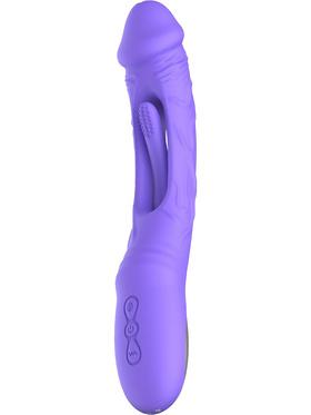 Good Vibes Only Flax, Vibrating Dildo with G-spot Stimulator