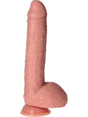 Toyz4Lovers Made in Italy, Spartaco XXL Dildo, 32.5 cm, ljus