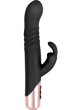 Rosy Gold Thrusting Rabbit Vibrator