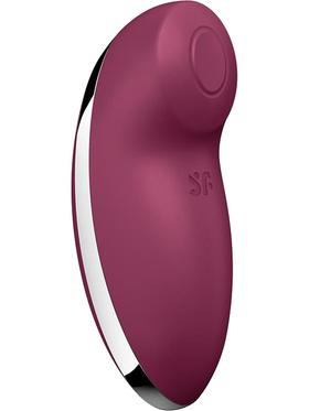 Satisfyer Tap & Climax 2 Lay-On Vibrator, röd