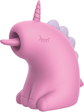 Engily Ross Cupcake Unicorn, Rotating Tongue Massager