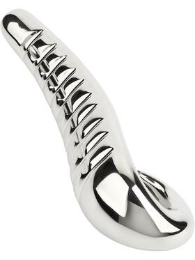 Mr Steel Devil's Tongue Dildo, silver