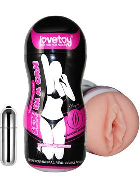 LoveToy Sex in a Can, Vagina Vibrating Masturbator