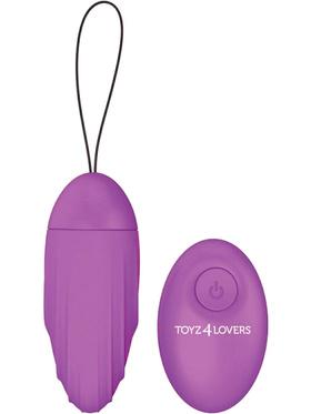 Toyz4Lovers Elys, Ripple Egg Vibrator with Remote, lila
