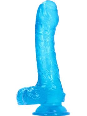 Toyz4Lovers Made in Italy, Jelly Eros Realistic Dildo, 18.5 cm, blå