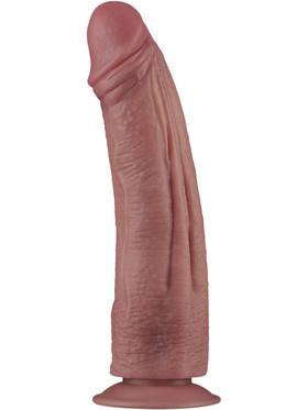 LoveToy Vibrating Dual Density Power Cock, 27 cm