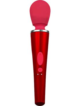 Caresse Compact Wand Massager, röd