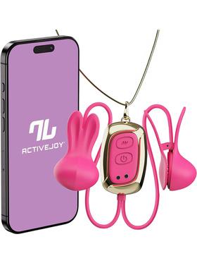 IntoYou Tickly, Vibrating Nipple Clamps with App