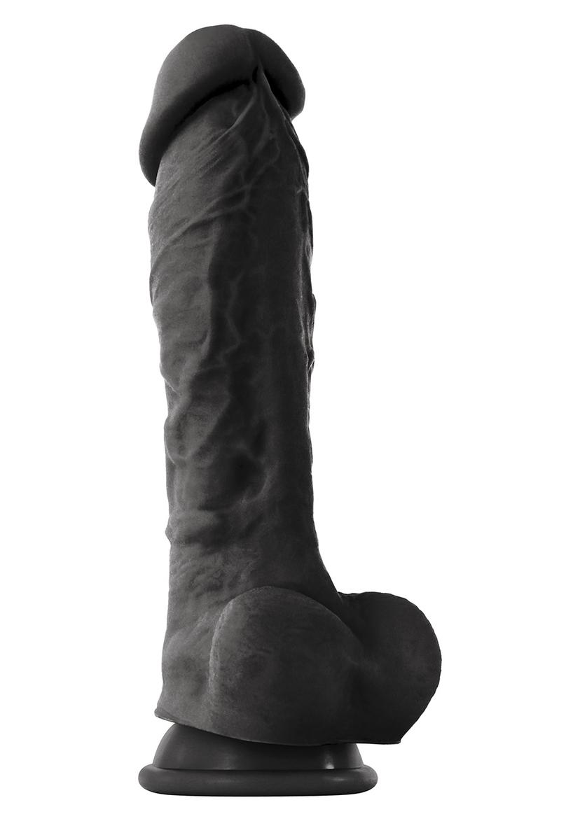 COLOURSOFT 8''  SOFT DILDO BLACK