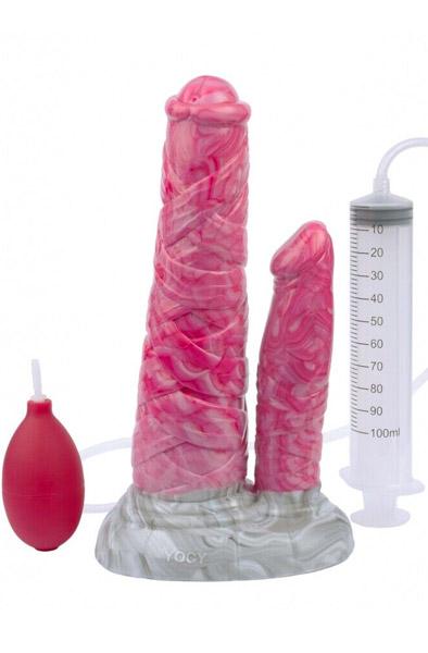 Monster Duolis Ejaculator Dildo 25 cm
