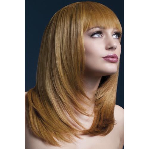 Fever Tanja Wig 48cm Auburn Feathered Cut with Fringe