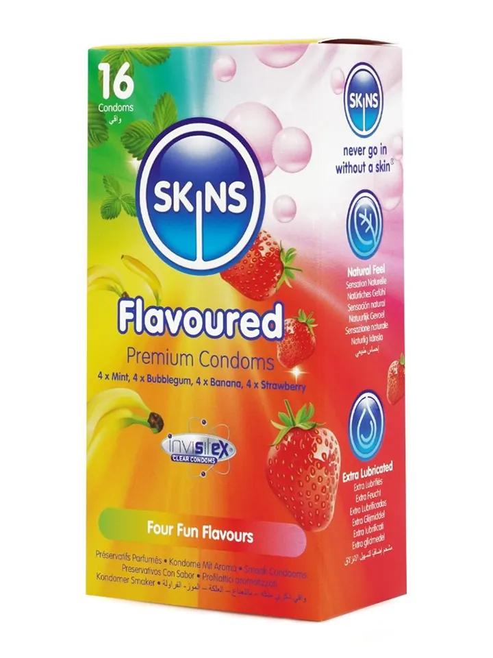Skins Flavours Condoms 16-pack