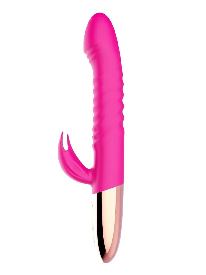 Thrusting &amp; Heating 10 Functions Vibrator