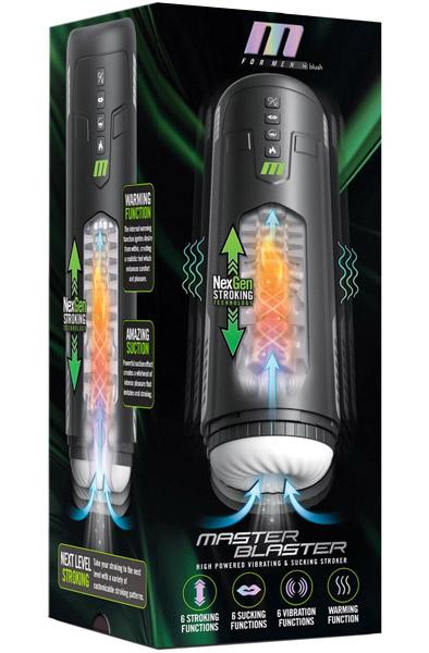 Master Blaster Sucking &amp; Vibrating Stroker