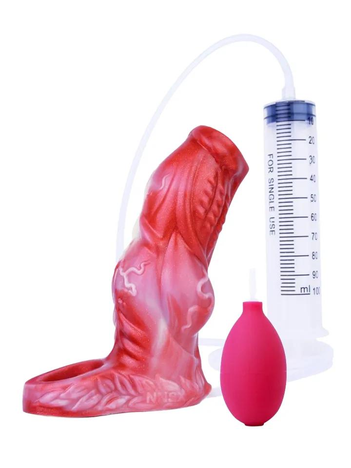 MonsterRed Angy Squirt Sleeve 12 cm